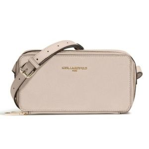 Karl Lagerfeld Crossbody Pebble Leather Tote